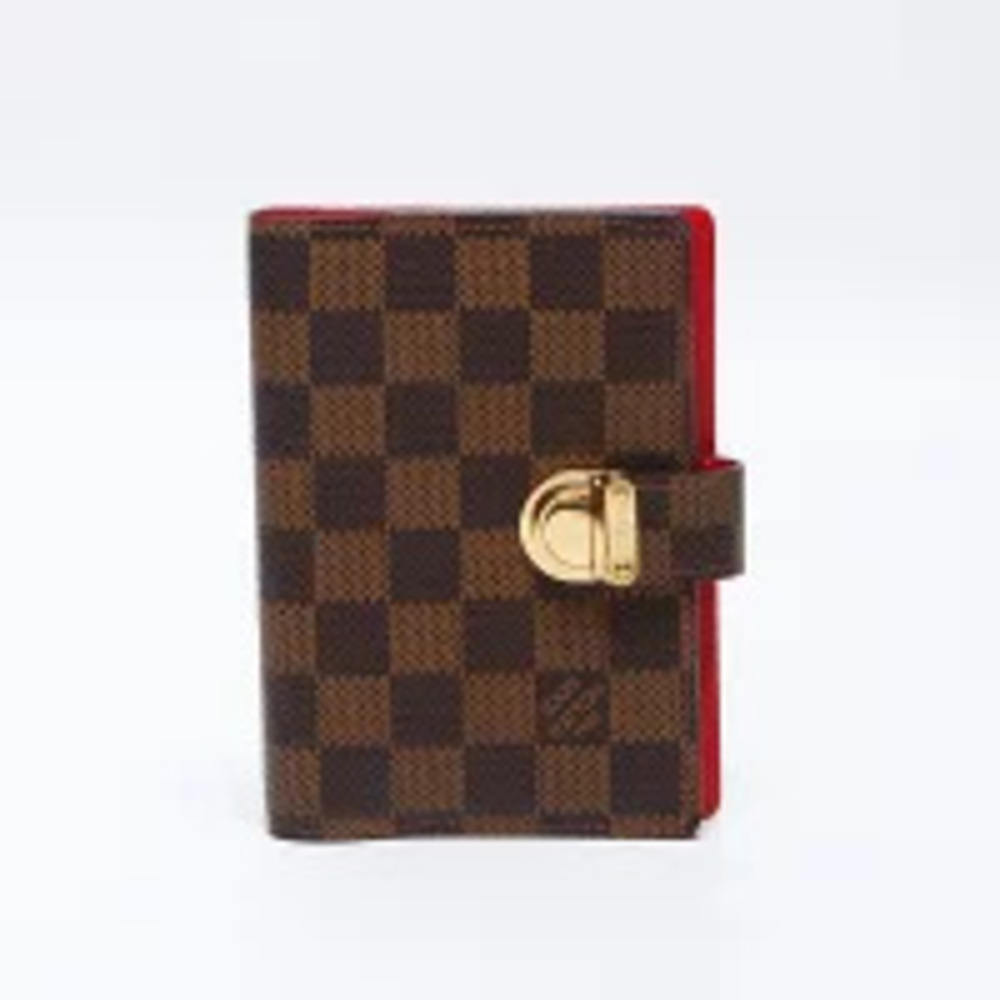 Louis Vuitton Agenda Notebook Cover Damier Brown